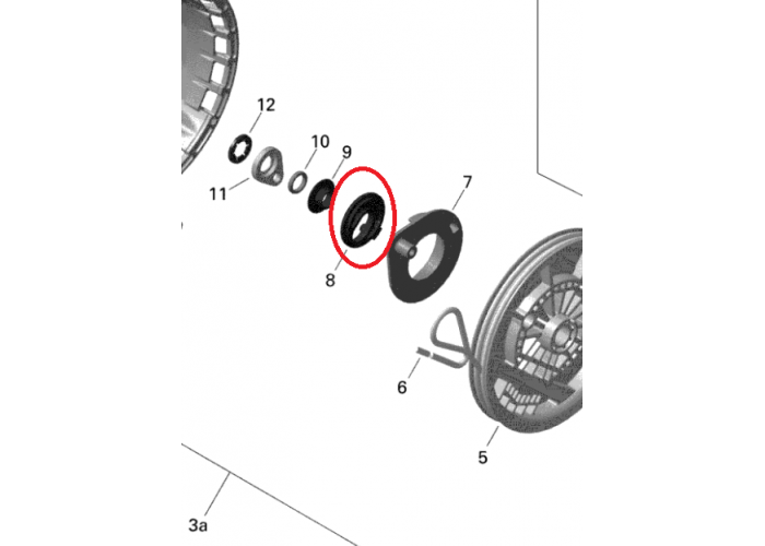 Opritor cuplaj pornire Ski-Doo Summit X 800RETEC XM T3-154, 2015